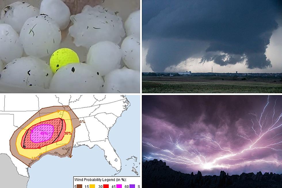 Tornadoes, Egg-Sized Hail Possible Today, Tonight in East Texas