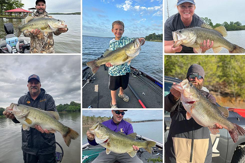LOOK: Some of the Biggest Bass Caught in 2023 on East Texas Lakes