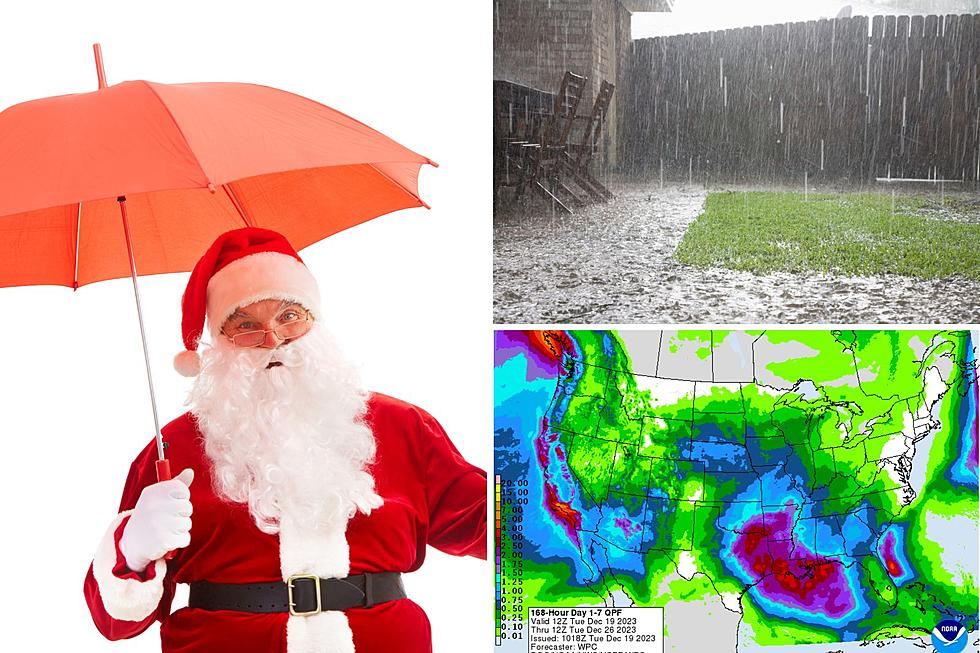 Hey Santa, Better Bring Your Umbrella to Texas