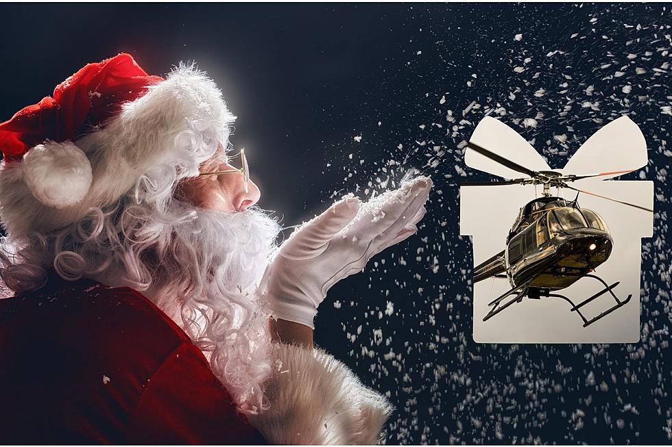 Santa Claus is Coming to Town...in a Helicopter
