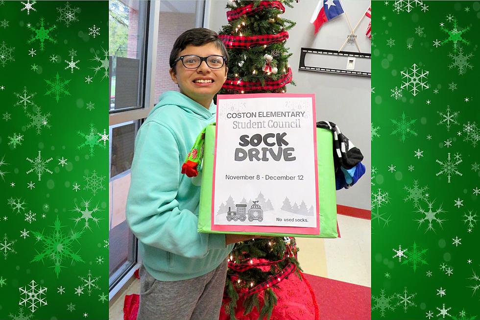 Lufkin Student Organizes Holiday Sock Drive