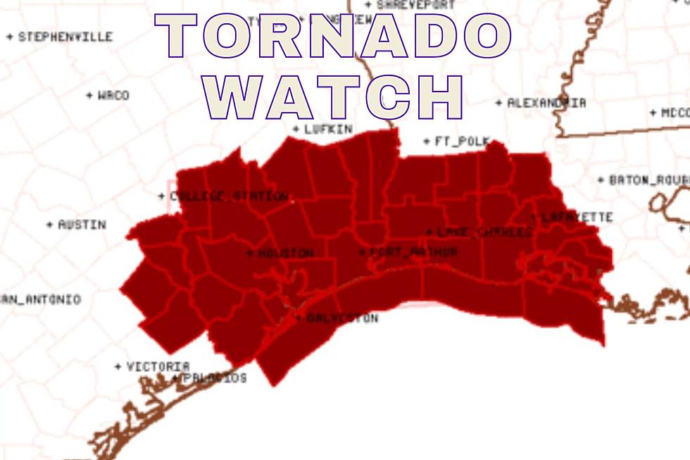 Tornado Watch Issued for Parts of Southeast Texas and Pineywoods