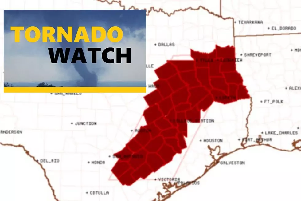 Lufkin and Nacogdoches Are Now Under a Tornado Watch