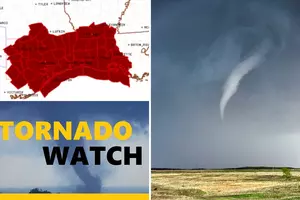 Tornado Watch Issued for East Texas, Flash Flooding Also Possible