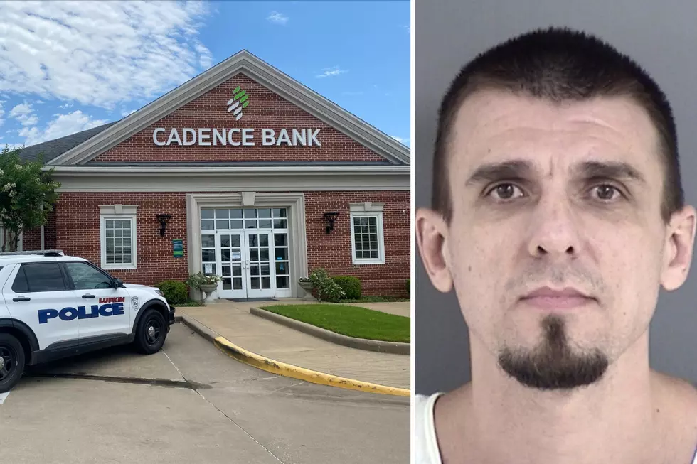 Man Wearing an Ankle Monitor Robs a Lufkin Bank, Chase Ensues