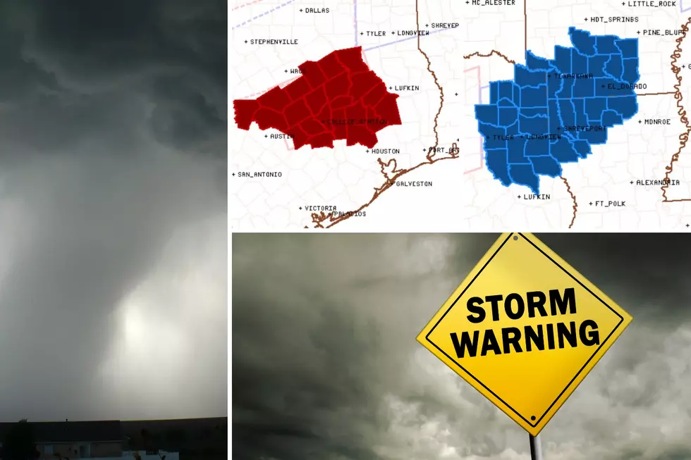 Tornado Watch And Severe Thunderstorm Watch Issued for East Texas
