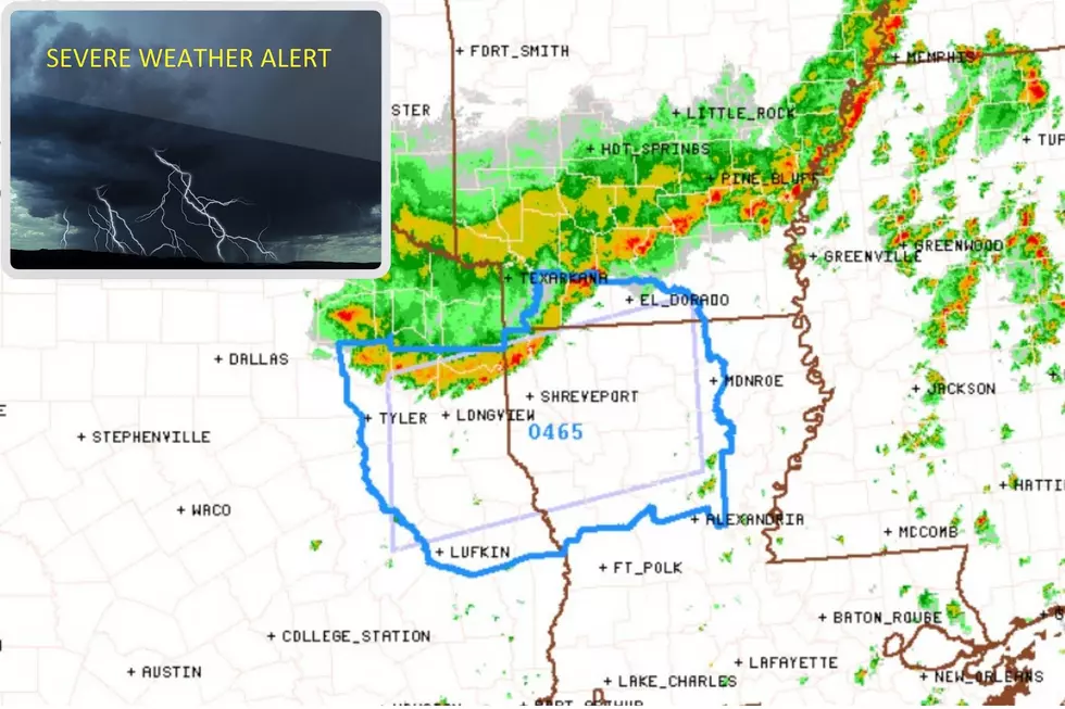 BREAKING: East Texas is Now Under a Severe Thunderstorm Watch