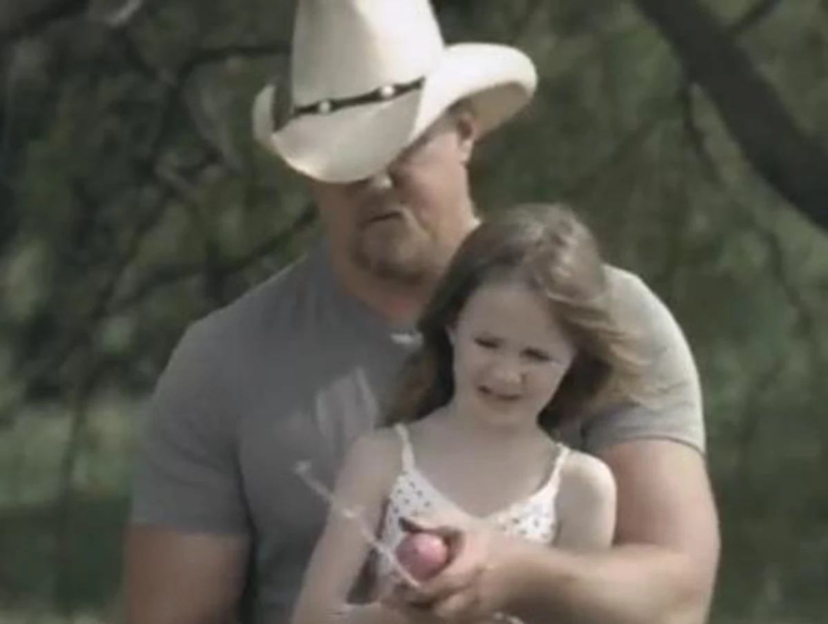 Trace Adkins and His Daughter Just Fishin
