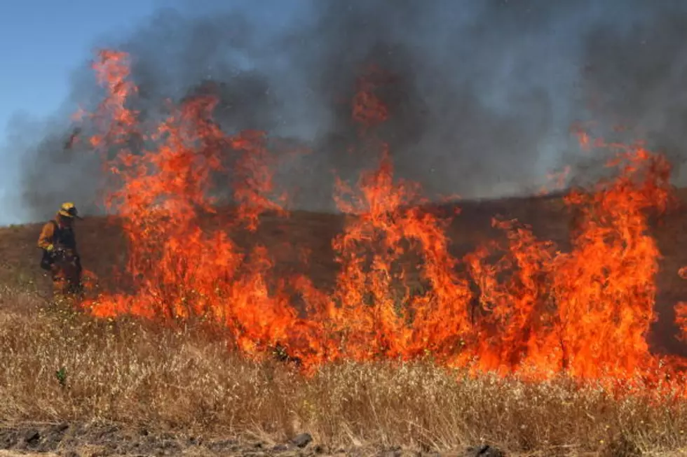 Grass fires cause problem on I-30