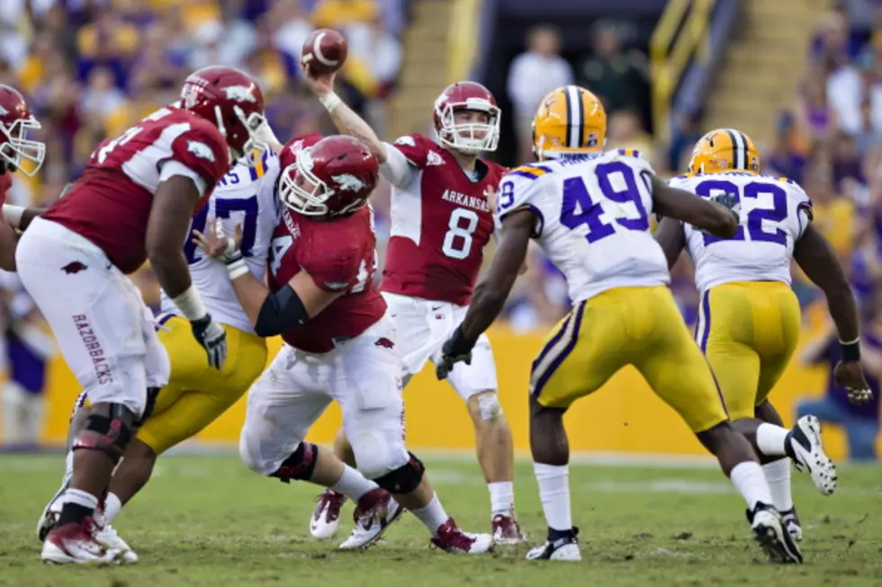 Arkansas-LSU Game Could be Moved to October in 2014