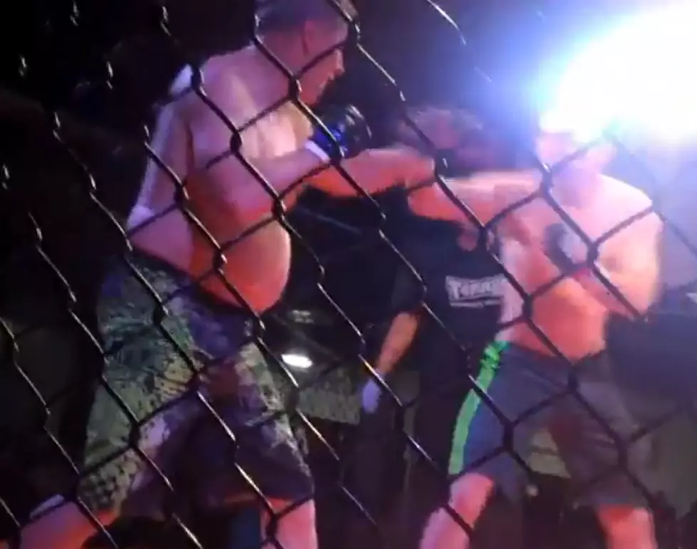 53 Year-old Man Fights a 21 Year-old Man in MMA Match [VIDEO]