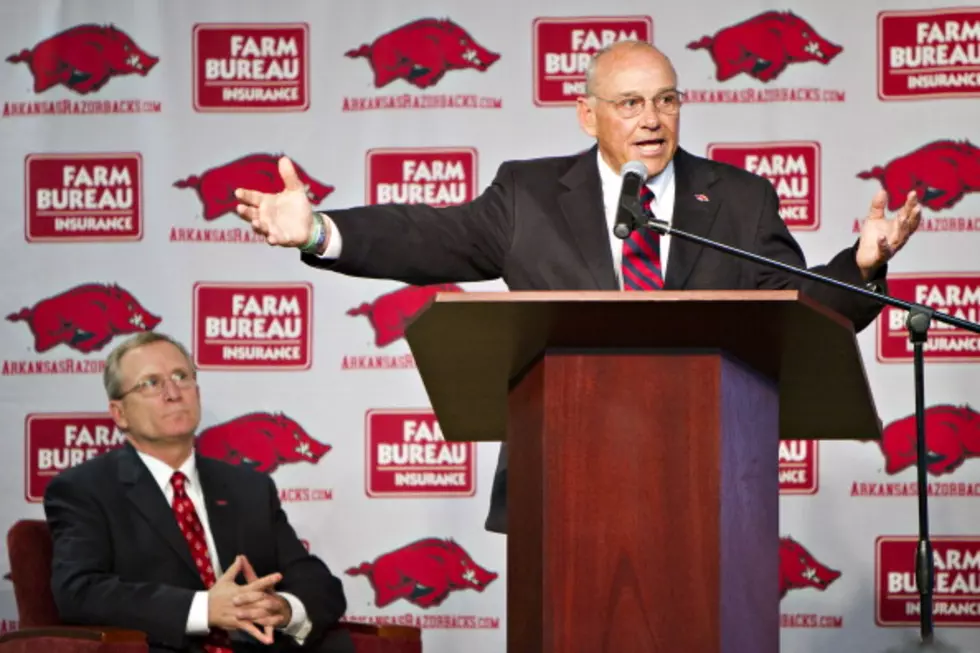Arkansas Coach John L. Smith Discusses Player Arrests with Media
