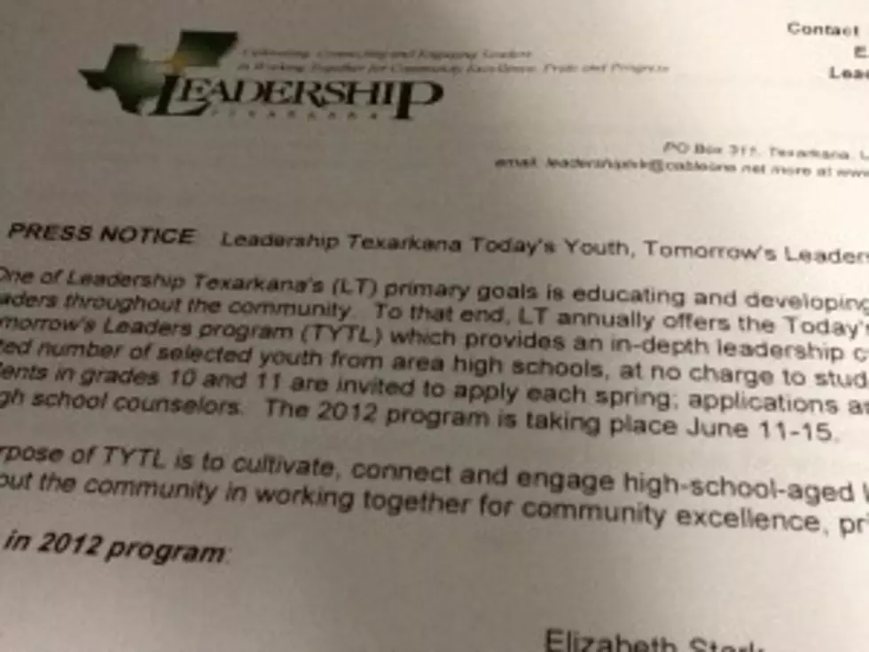 Leadership Texarkana Youth Program