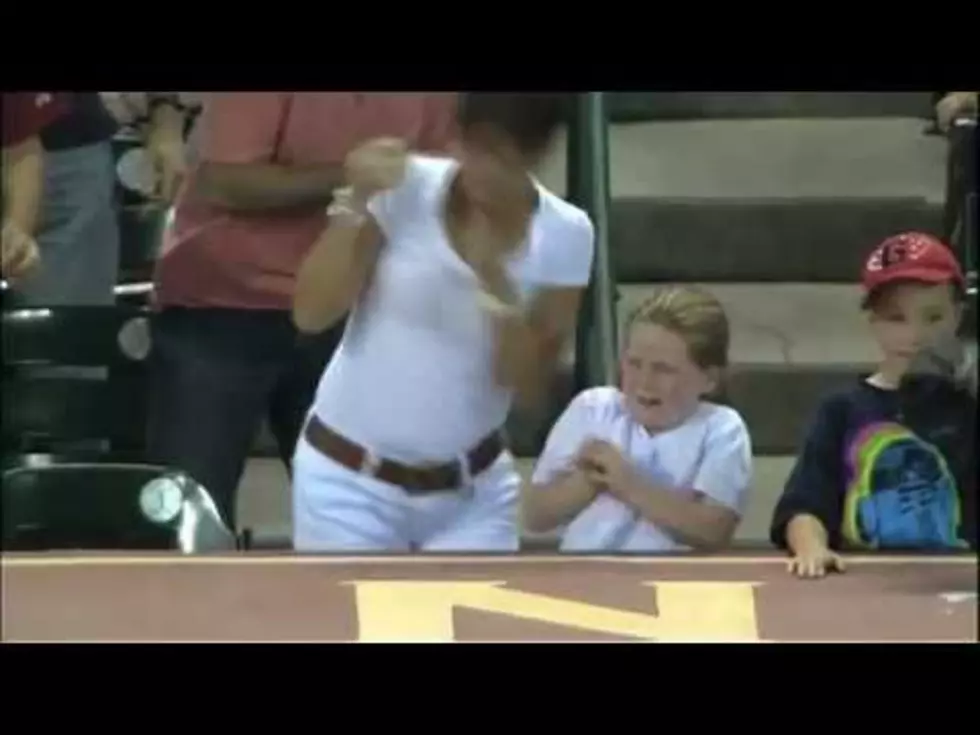 Woman Steals Ball From Little Girl at Base Ball Game [VIDEO]