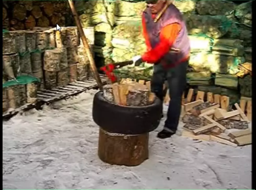 Fire Wood Splitting, This is How It’s Done [VIDEO]