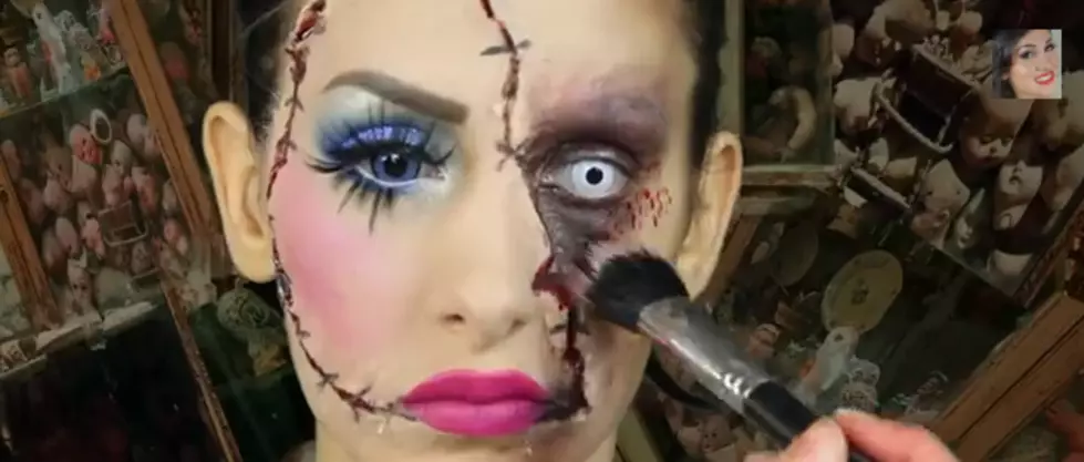 Making up Your Face For Halloween Equals a Frightfully Goodtime [VIDEO]