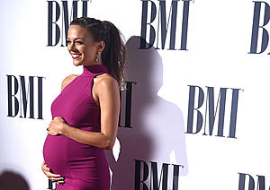 Jana Kramer Posts Photo to Instagram Getting Into the Holiday Spirit, Baby Bump and All