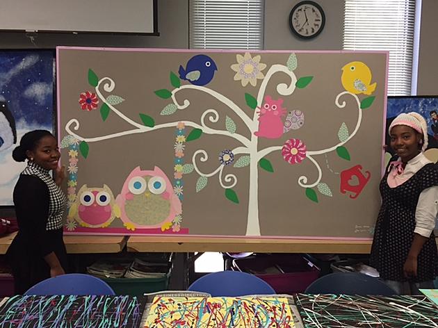 Texarkana College Art Students Paint Murals for Safe Haven Shelter