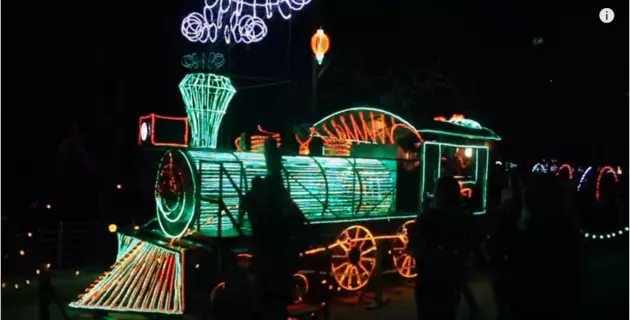 Holiday Lights at Garvan Woodland Gardens in Hot Springs, Ark.