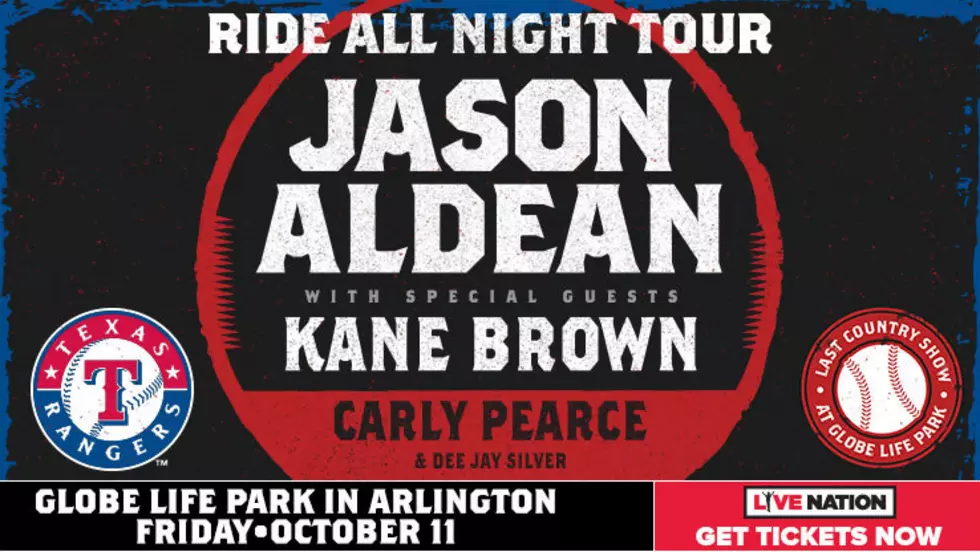 2019 Jason Aldean &#8216;Ride All Night Tour&#8217; Oct. 11 in Arlington, TX