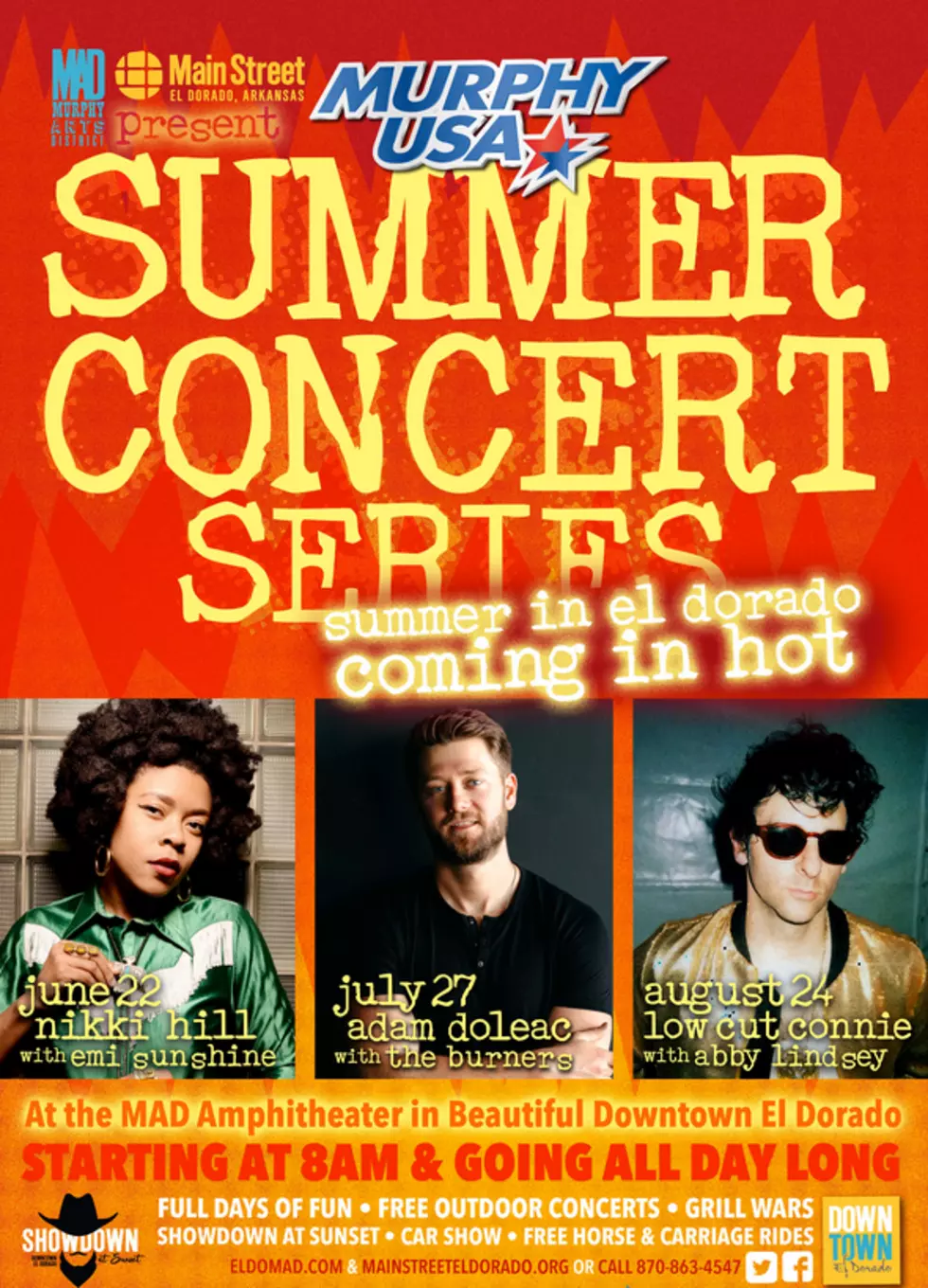 Main Street El Dorado &#8216;Summer Concert Series&#8217; Starts June 22