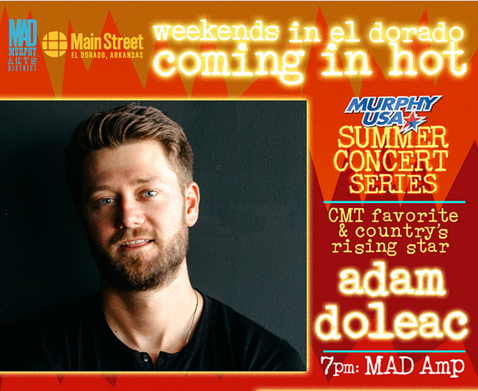 Rising Country Star Adam Doleac Performs in El Dorado July 27