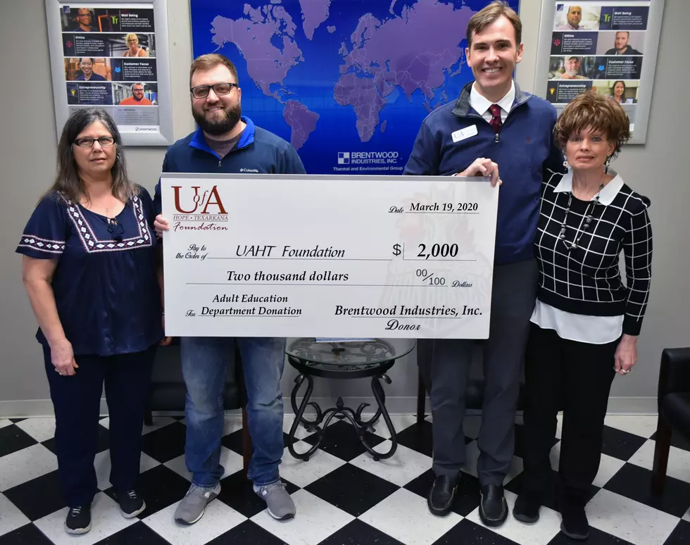 Brentwood Industries Donates to UAHT Adult Education Programs