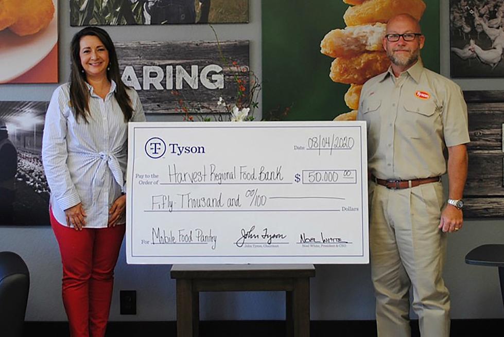 Harvest Regional Food Bank Receives $50,000 Donation