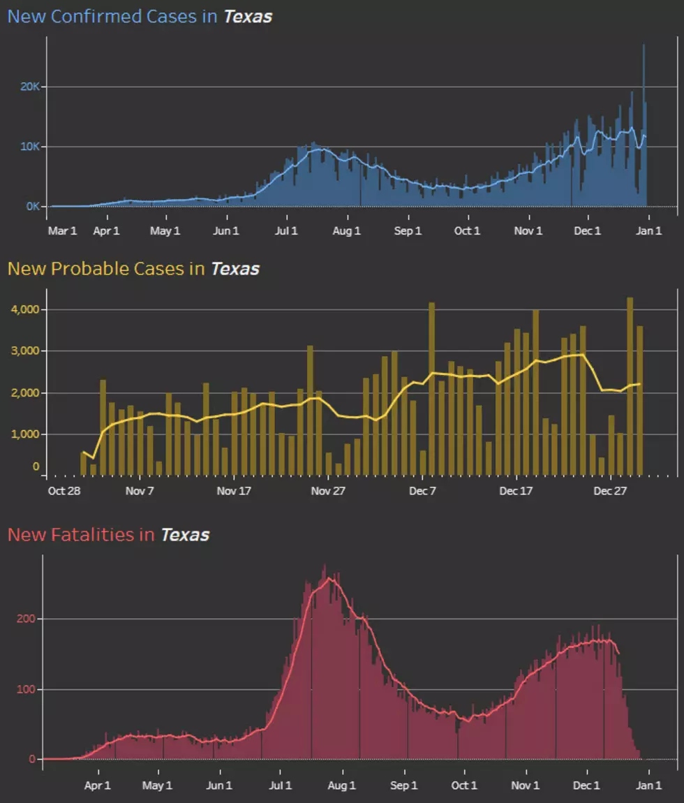 Texarkana Area COVID-19: By The Numbers - December 31