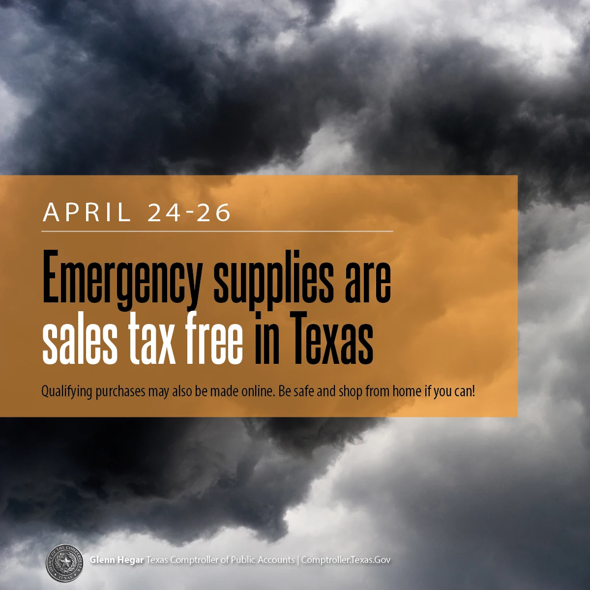 Texas Wants You to Stock Up Emergency Supplies Tax Holiday Wknd