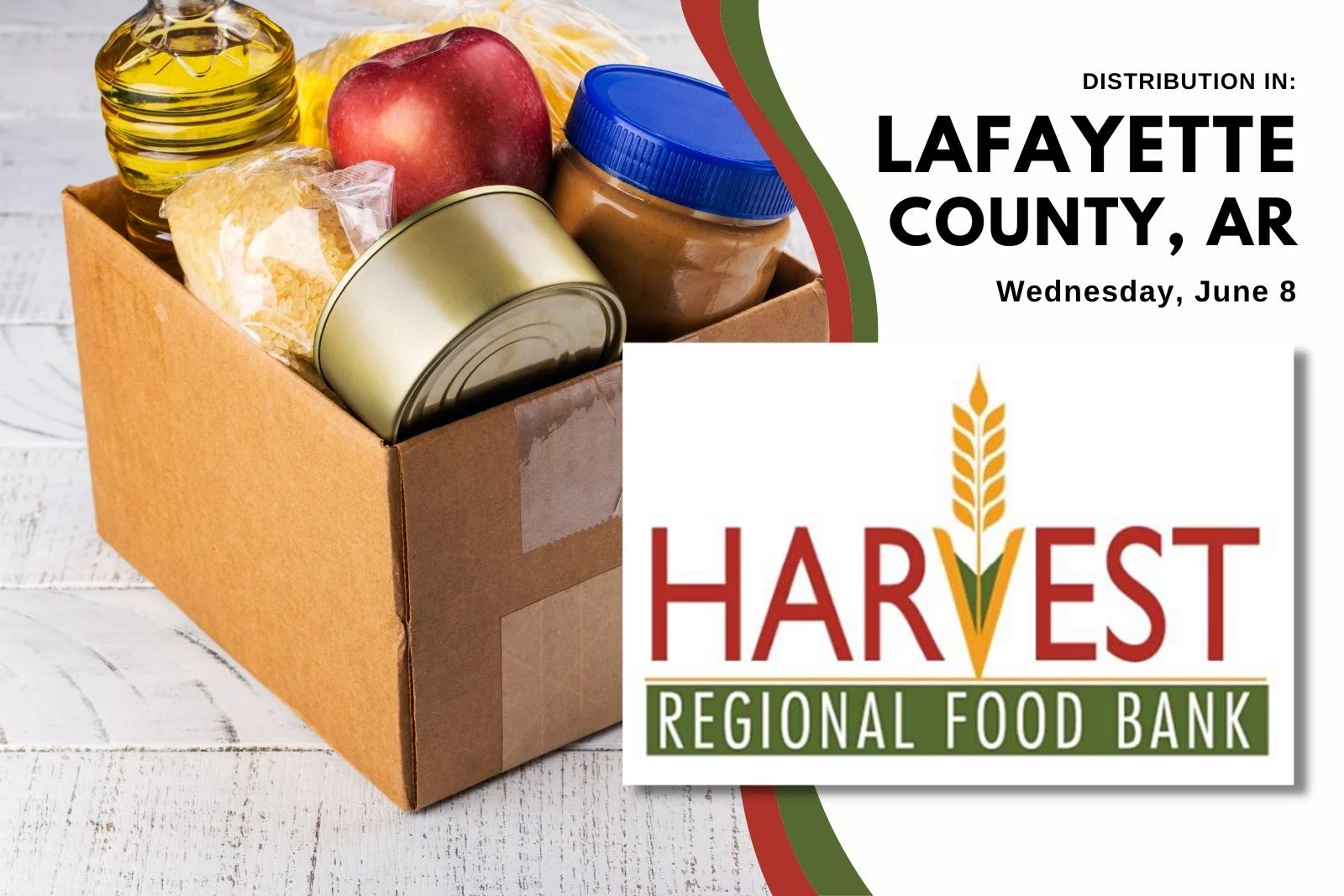 Harvest To Distribute Food Boxes In Lewisville, AR