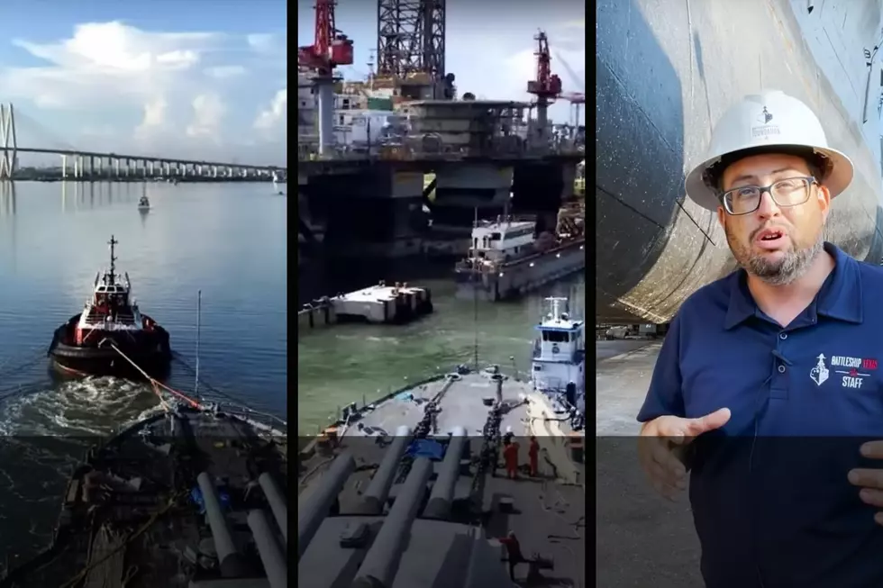 She's Got Good Bones - Battleship Texas In Galveston Drydock