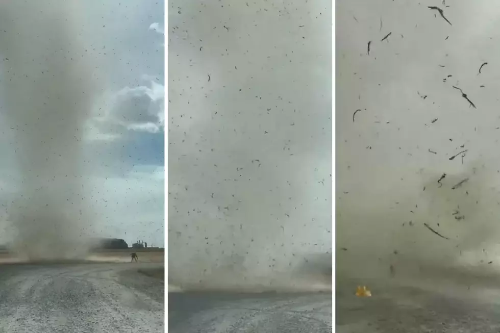 Arkansas Dust Devil Gets A Little Too Close For Comfort