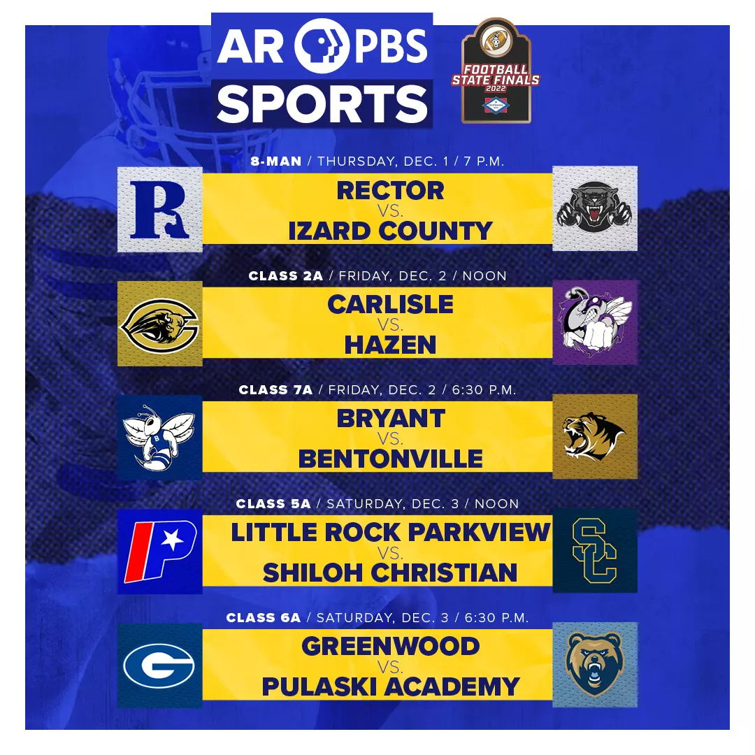 Arkansas PBS Sports, AR PBS Sports Football State Championship - 7A, Season 2021