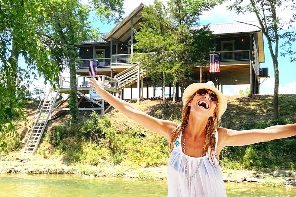 Stay Cool This Summer at This Beautiful River Front Cabin in Arkansas