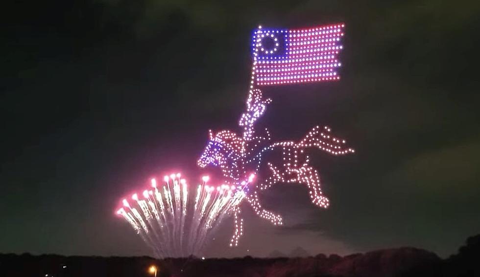 Stunning North Texas July 4th Drone Show Sets New Guinness Record