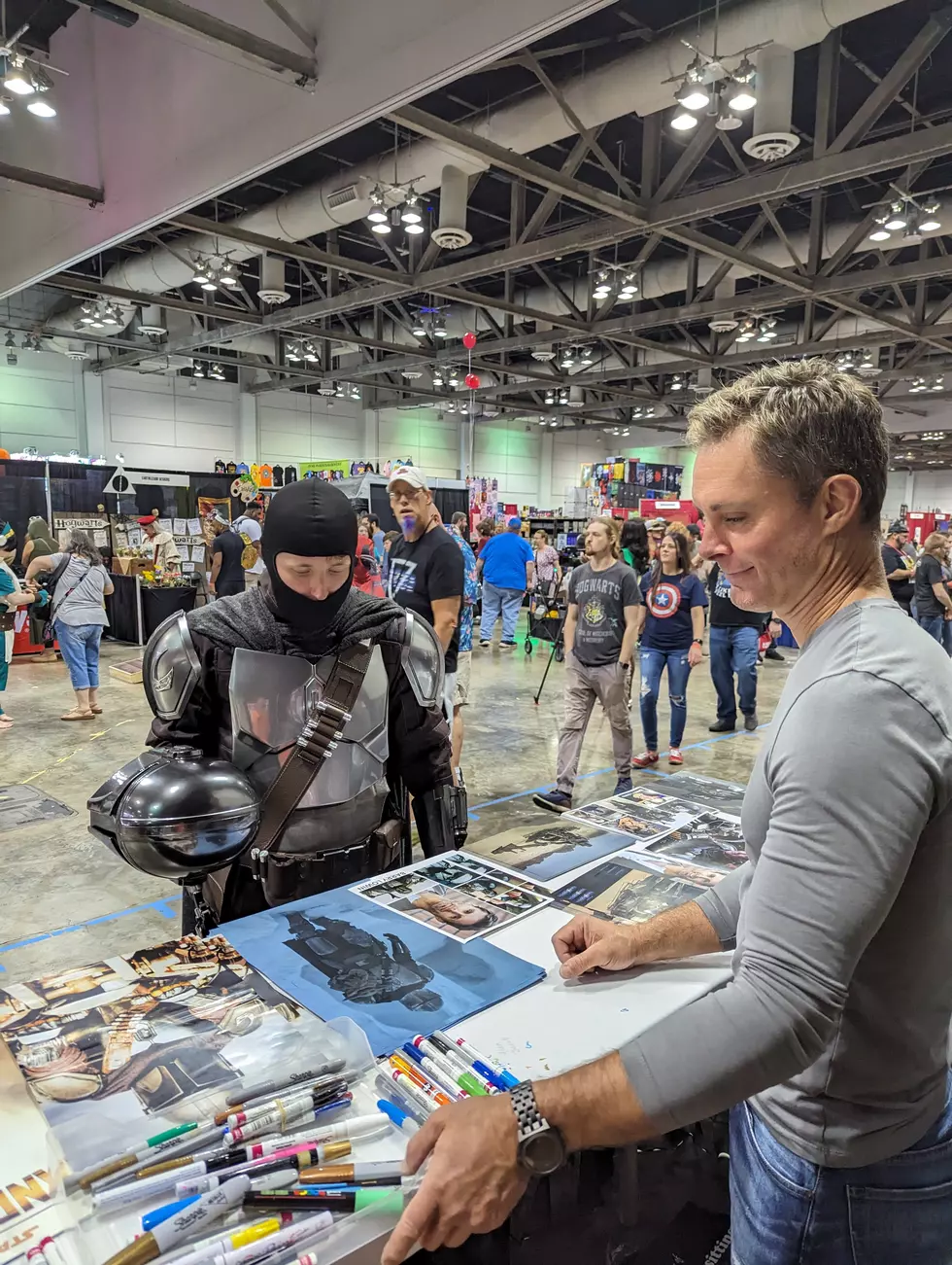This guys Mando costume was good, looked like he stepped off the movie set. - Photo: Jim Weaver