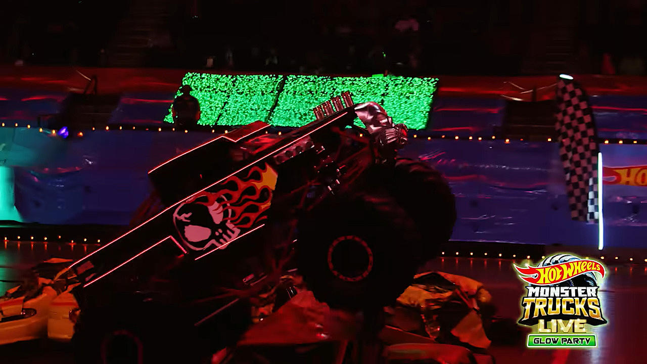 Hot Wheels Monster Trucks party in the dark coming to Glendale
