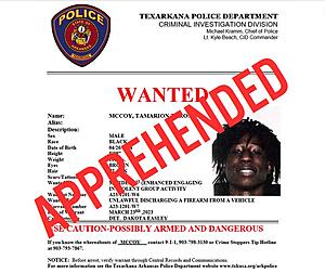 Alleged Murder Suspect Tamarion McCoy – In Custody