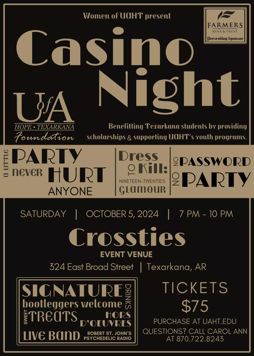 Casino Night Invitation