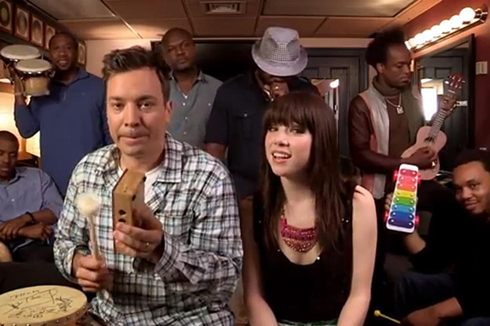 Carly Rae Jepsen Performs ‘Call Me Maybe’ With Classroom Instruments on ‘Late Night With Jimmy Fallon’