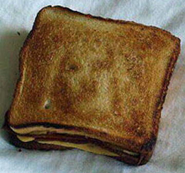 Jesus on a Grilled Cheese