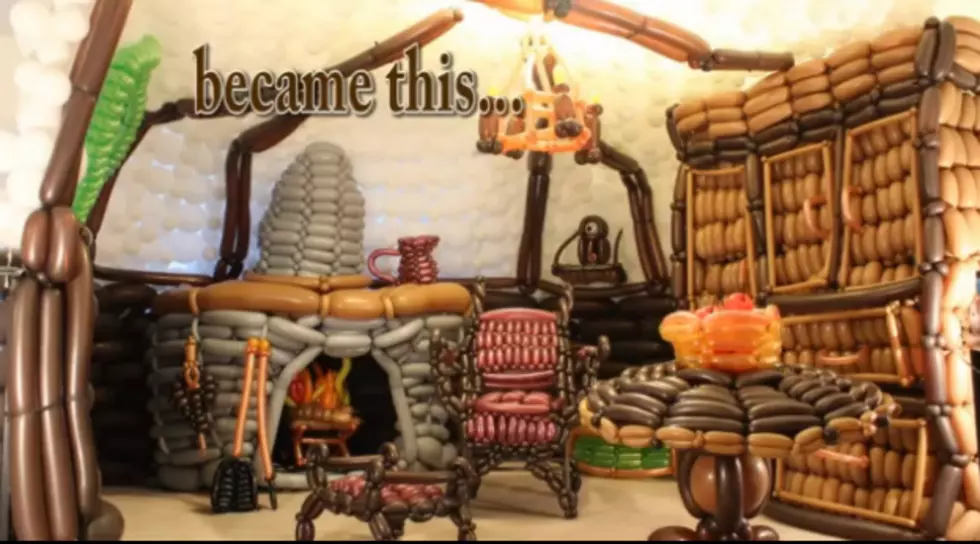 Guy Remakes Hobbit Hole Using Only Balloons [VIDEO]
