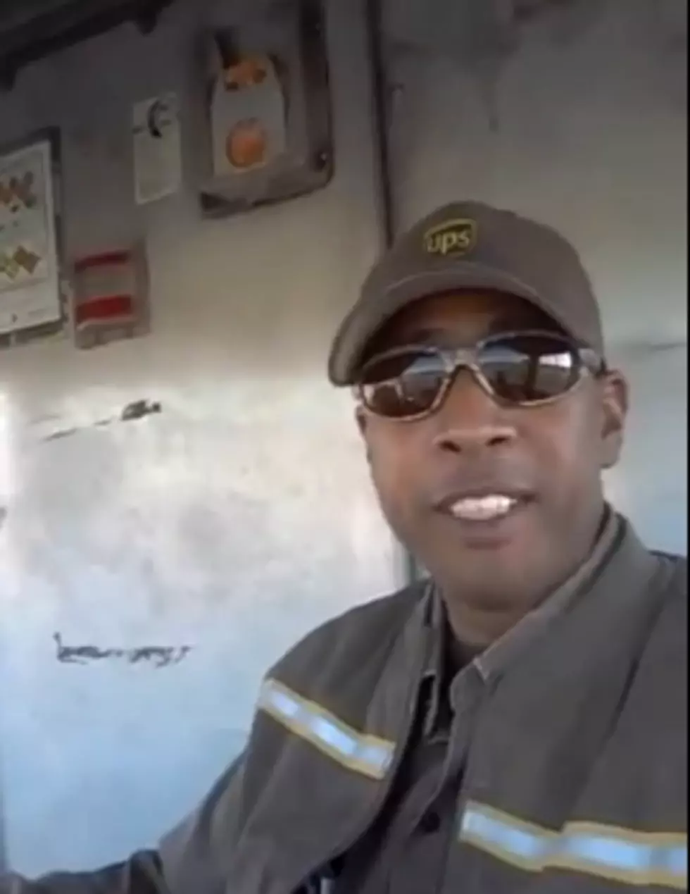 UPS Man Sings Hilarious Holiday Jingle [VIDEO]