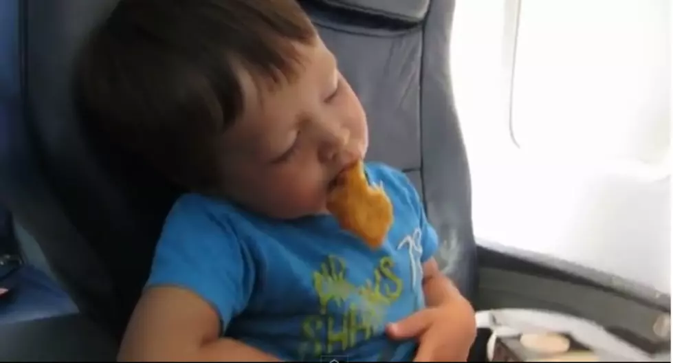 Kid Falls Asleep While Eating Chicken Nuggets [VIDEO]