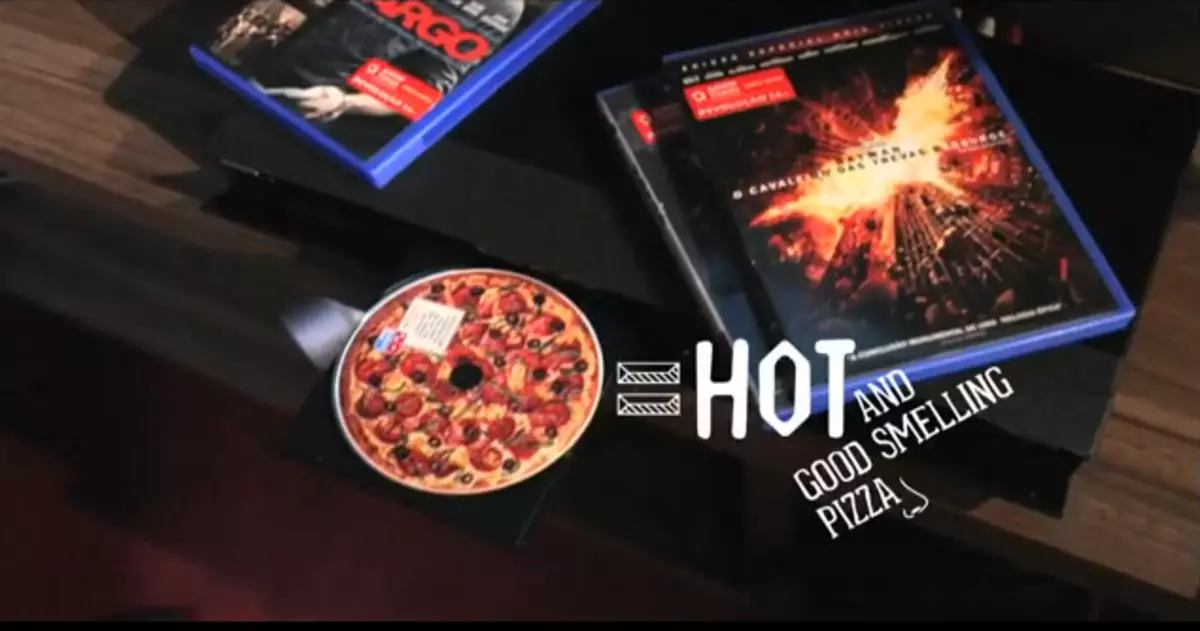 Domino’s DVD That Looks and Smells Like Pizza [VIDEO]
