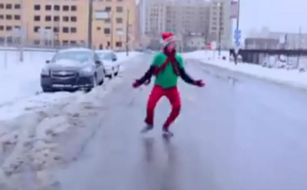 This Guy is Way Too Happy to be Running in Snow [VIDEO]