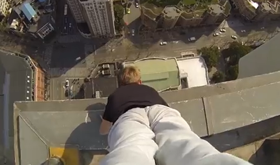 Watch This Insane Handstand on Ledge of 40-Story Building [VIDEO]