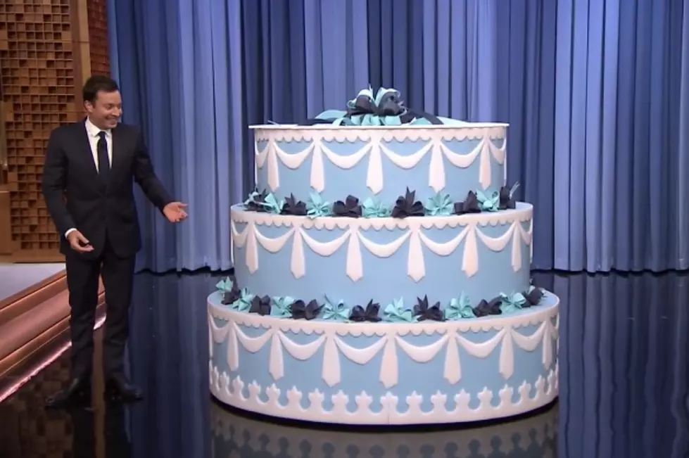 Topless Guest Surprise Jimmy Fallon on His Birthday