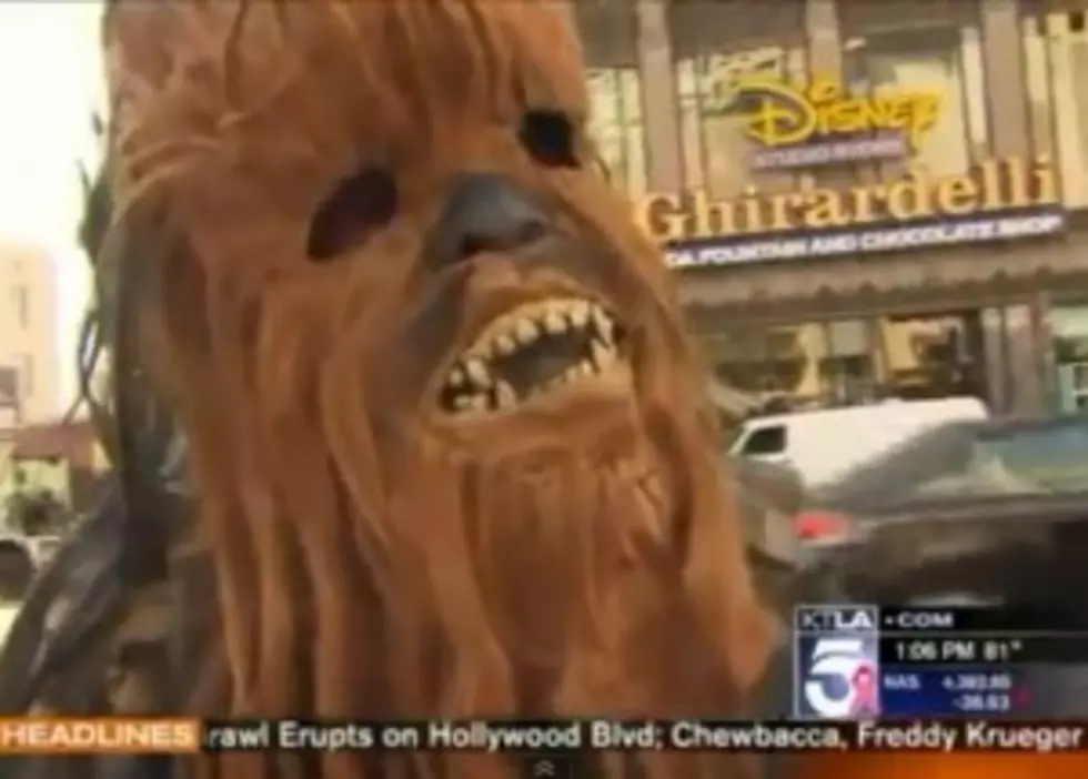 Costume Characters Brawl On Hollywood Blvd.